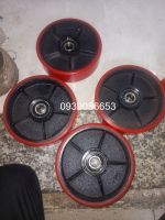 Bánh xe nâng tay Pu gang 180x50 vòng bi 6204